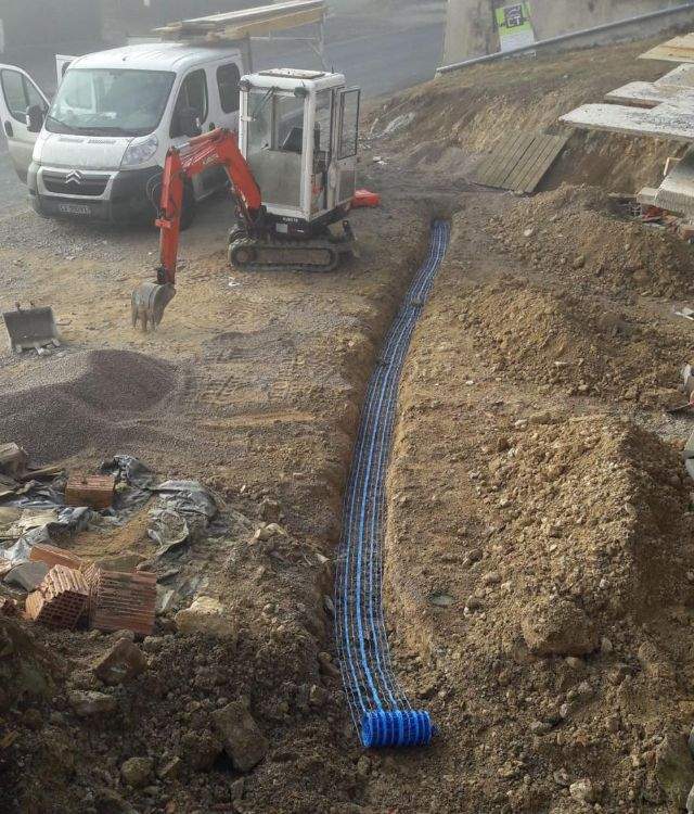 Travaux de viabilisation et d'assainissement Esserval-Tartre