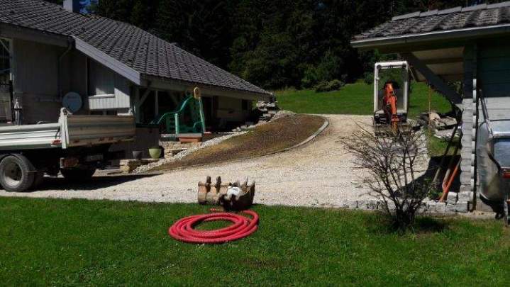 Préparation terrain pour forage Esserval-Tartre