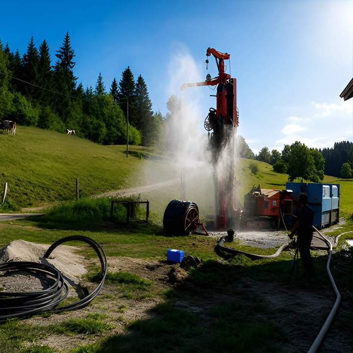 Travaux de forage géothermique Esserval-Tartre