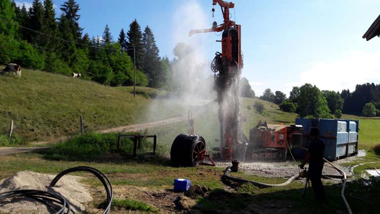 Forage aquathermique Esserval-Tartre